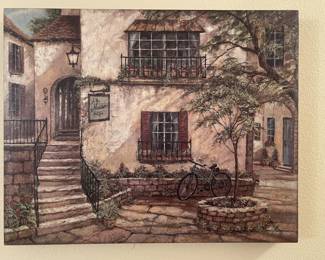 Canvas Painting by Ruane Manning "La Maison Du Vin"