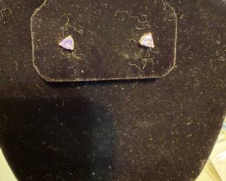 14k Tanzanite Studs