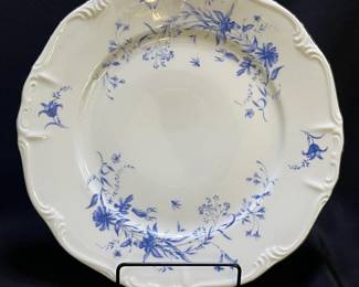 Vintage Edelstein Bavaria "Empire Blue" Plate