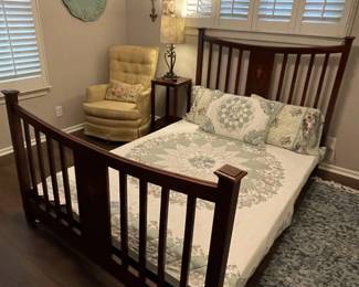 Full Size Bed Frame w/Headboard & Footboard (no mattress)