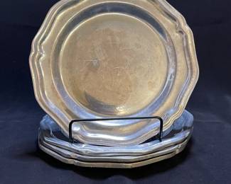 Wilton-Columbia Pewter Plates