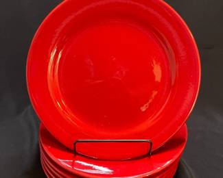 Red Dinner Plates