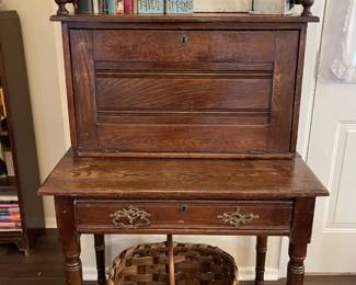 Antique Secretary Desk w/Hutch