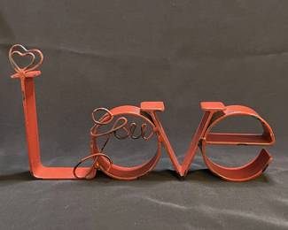 Metal "Love" Picture Holder