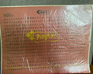 Vintage Prestype Dry Transfer Lettering Sheet