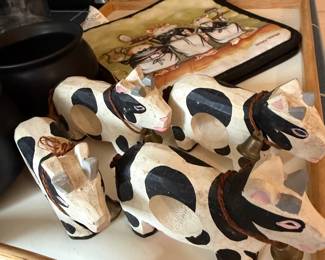 Cow (MOOO!) Napkin Ring...Set of 4