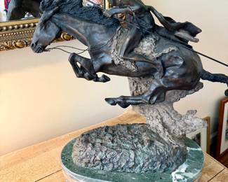 Fredric Remington Bronze Sculpture "Cheyenne"