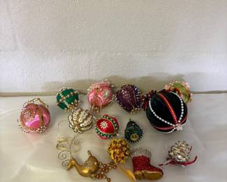 Vintage Christmas ornaments 
