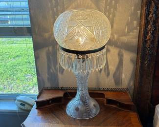 Antique Crystal lamp