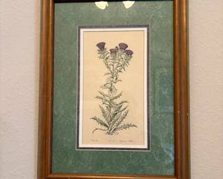 Thistle art