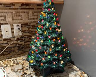 Vintage Christmas tree