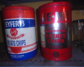 Potatoe Chip cans