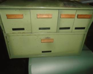 Mid century modern canister set (metal)