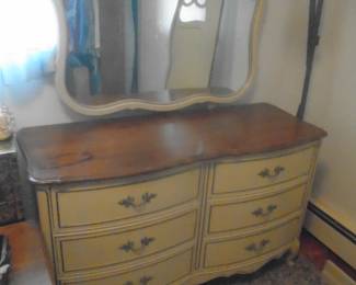 Dresser with. mirror