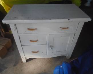 painted comode