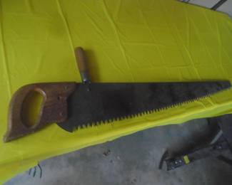 One man cross cut saw
