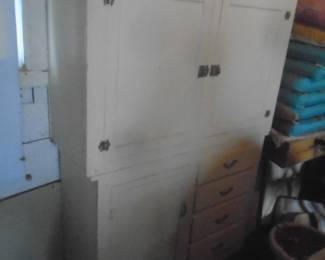 vintage 2 piece Kitchen cupboard