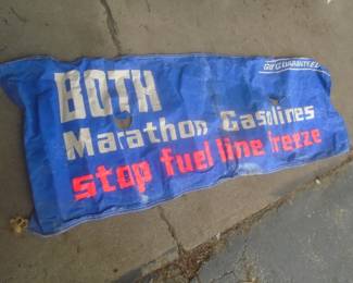 Marathon advertising sign (vintage)