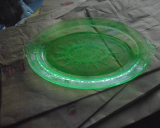 Uranium Glass platter