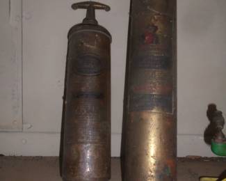 Brass fire extinguishers