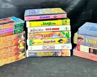CT200Childrens Disney VHS And Religious Films