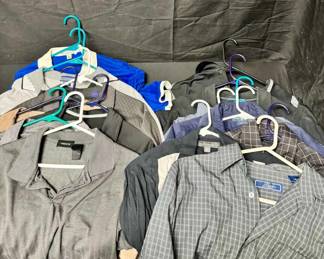 CT223Mens Dress Shirts Ralph Lauren, Croft And Barrow And More