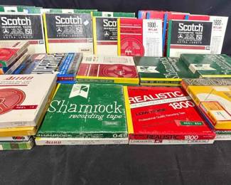 CT184Reel to Reel Mystery Lot 2 Realistic Recording Tape