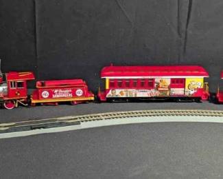 CT193VCollectible McDonalds 50th Anniversary Electric Train Set With Certificate Of Authenticity