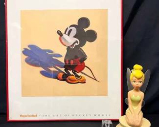 CT599VVintage Tinker Bell And Mickey