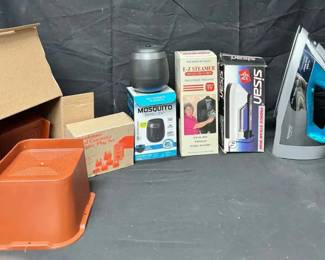 CT254Iron And Steamers Plus Other Household Items