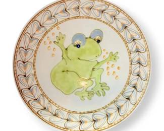 Rothwoman Signed Frog Platter