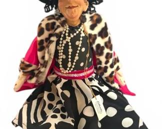 Katherines Collection Wayne Kleski Doll Lady with Hat w Tag