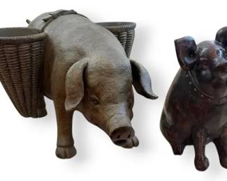 Metal  Ceramic Pigs