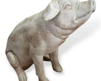 Stucco Plaster Pig