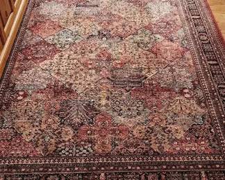 Ornate Woven Entry Rug