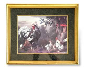 Framed Print Poultry  Other Birds By Jacob Bogdany 30.5 x24.5 