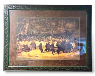 Print Of The Bear Dance By William Holbrook Beard 40.5 x30.5 