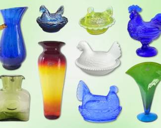 Blenko, Art Glass, & Charming Finds - Online Auction | PICKUP: Friday, April 10th in Middletown, OH