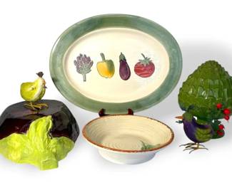 William Sonoma  More Eggplant Vegetable Decor