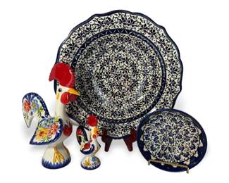 Portuguese HandPainted Ceramic Decor