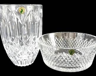 Waterford Crystal Vase  Dish