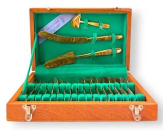 Thai Brass Silverware Set