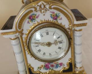 Porcelain clock