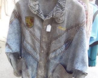 vintage men jean jacket