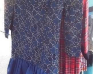 vintage drop waist dress