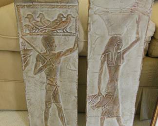 Vintage Egyption Tiles pair