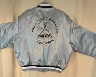 Vintage Union Pacific Railroad Union Safety jacket.