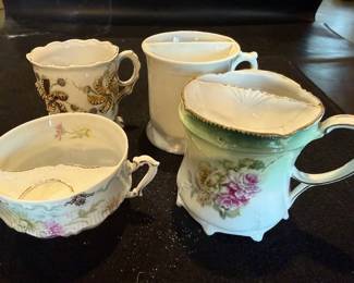 Antique Mustache tea cups/ mugs. 
