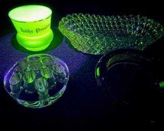 Uranium glass. 