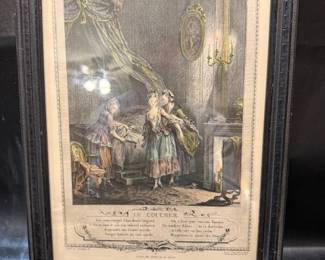 French fashion magazine prints.